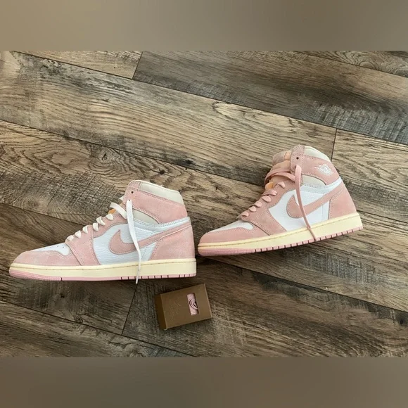 Air Jordan 1 OG high atmosphere muslin sail white 8.5 - Picture 8 of 13